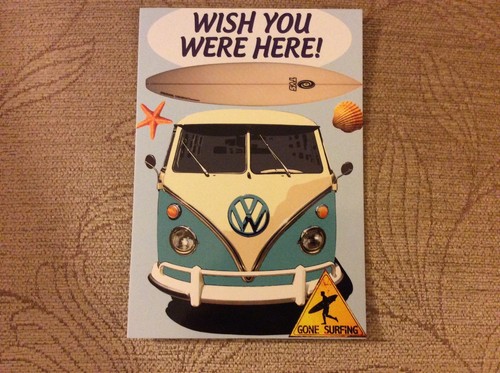 New postcard volkswagen - postcard,