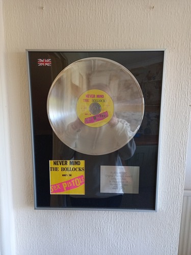 Sex pistols platinum disc - sex,