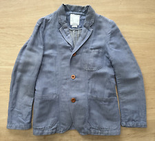 Visvim Academia Light Indigo Blazer Jacket Size 2 Small Made In Japan w/bag