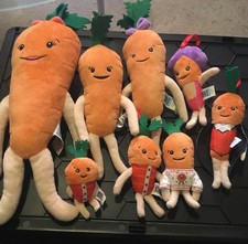 Aldi Kevin the Carrot Plush Toy Bundle X8