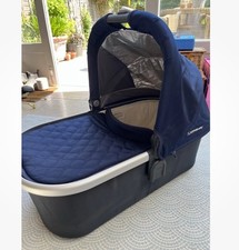 Uppababy Vista Navy Blue Bassinet - Barely Used!