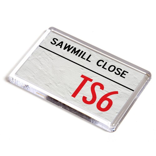 Fridge magnet sawmill close - magnet,