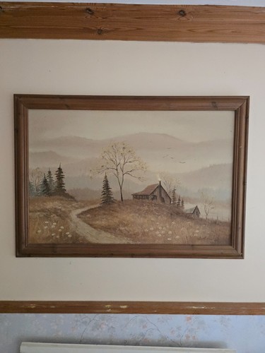 Vintage eastman signed cabin - vintage,