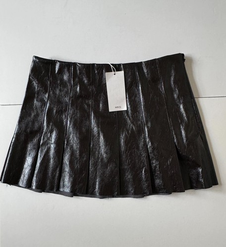 Mango faux leather mini - mango, skirt