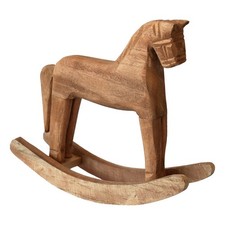 Vintage  Wood Rocking Horse