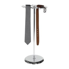 Chrome Revolving Tie & Belt