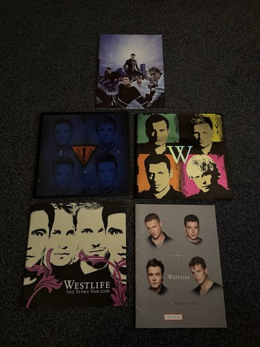 Westlife set 5 collectors - set, of