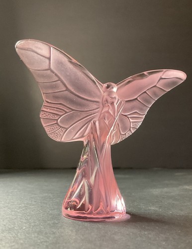 Lalique pink butterfly my - lalique, 1