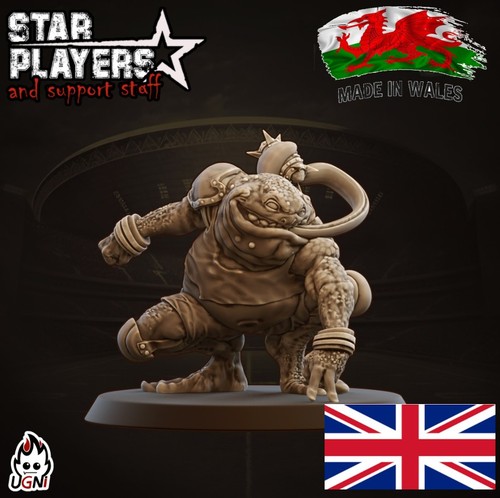 Fantasy football frogman star - football,