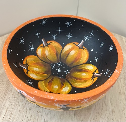 Small hand painted halloween - small,