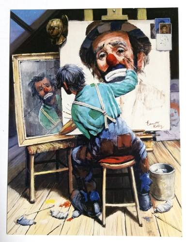 Emmett kelly clown advertising - kelly,