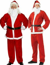 Adult Santa Claus Costume Suit