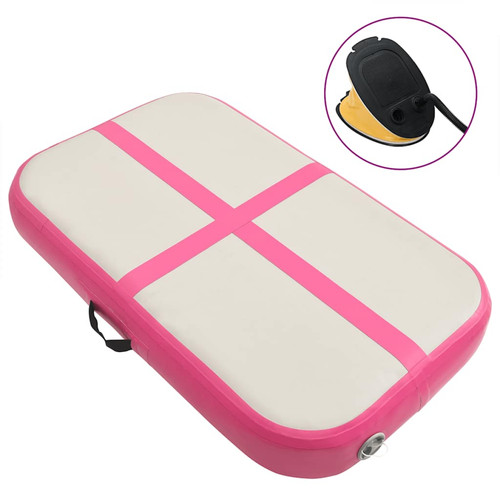 Inflatable gymnastics mat - gymnastics, pink