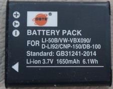 DSTE VW-VBX090 Li-ion Battery