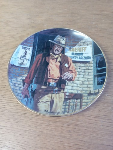 John wayne collector plate - john,