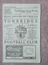 1963-1964 Tonbridge v Barry Town, Southern League - 18 Jan 1964