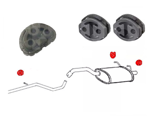 Full set exhaust - set, 3