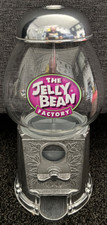 The Jelly Bean Factory Dispenser Machine Metal Glass Ex Condition Rare Retro