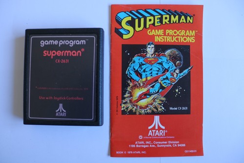Atari 2600 superman with - atari,