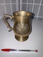 Vintage Brass Tankard With