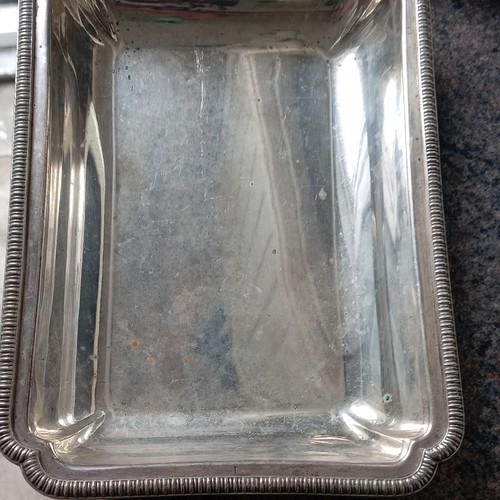 Silver plate rectangular - silver,