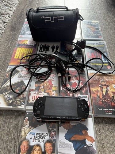 Sony psp black handheld game - sony,