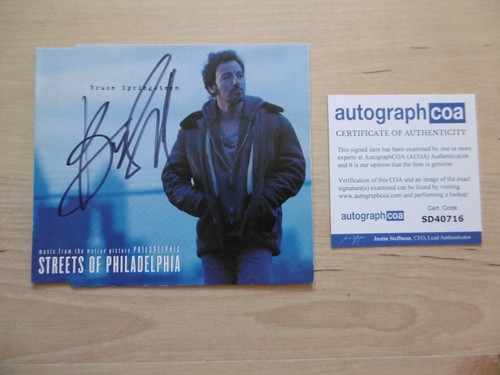 Bruce springsteen autograph - springsteen,