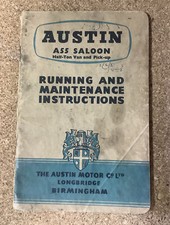 AUSTIN A55 SALOON RUNNING &