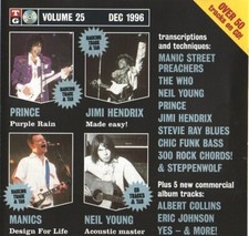 Various - Total Guitar CD Vol. 25 , Dec 96 (CD 1996) Who; Manics; Prince; Yes