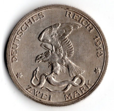 1913 A Wilhelm II 2 Mark