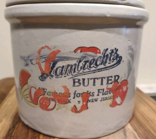 Vtg lambrecht creamery butter - lambrecht,