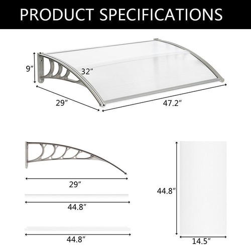 Door porch canopy awning - canopy,