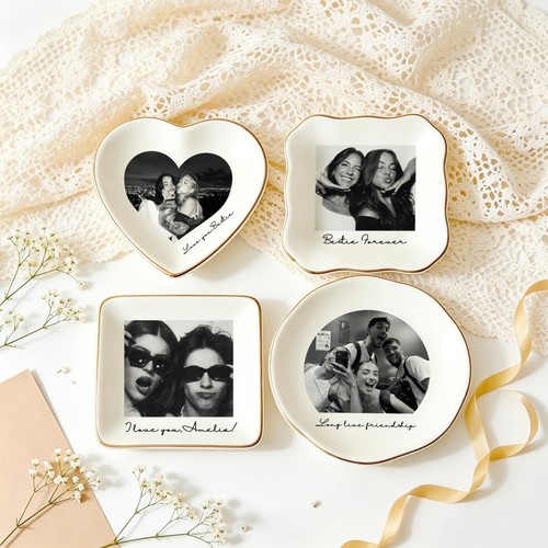 Custom photo best friend ring - best,