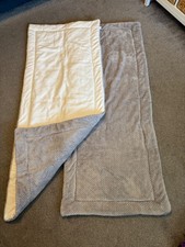 Kavee x2 Grey Fluffy Fleece Cage Liner 5x2