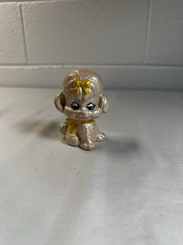Vintage big eye poodle puppy - big,