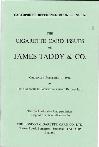 Cigarette card issues james - issues,