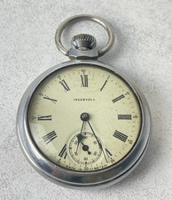 Ingersoll Men’s Pocket Watch Manual wind Vintage Made In Britain 4.6 mm  p1036