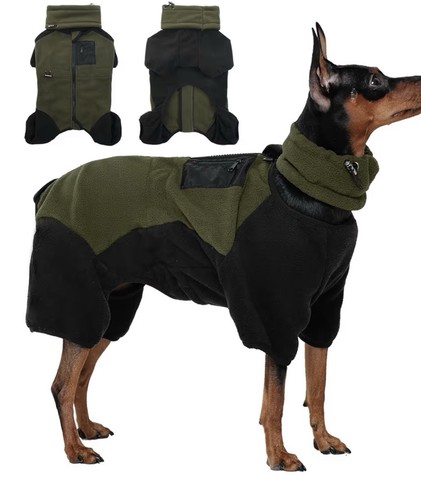 Khaki black fleece leg - khaki,