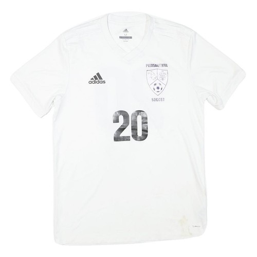 Adidas mens white plain soccer - adidas,