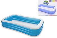 NEW INTEX SWIM CENTER 120" FAMILY PADDLING POOL SUMMER KIDS FUN