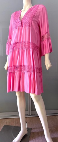 Bloom dress long sleeve pink