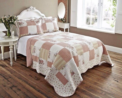 Double bed louis - louis, coral