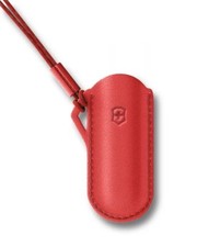 Victorinox Leather Pouch Red &