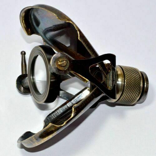 Antique brass binocular - brass,