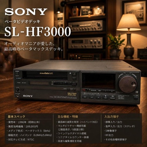 Sony hf3000 betapro 3000 - sony,