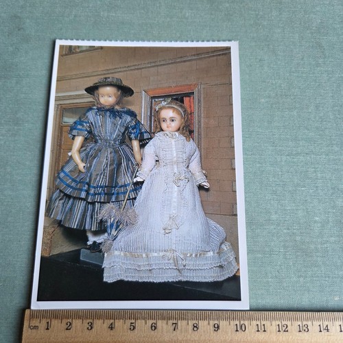 Vintage postcard 1880 wax - vintage,