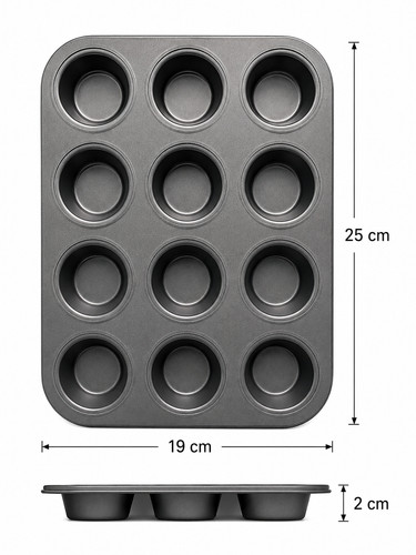 Cup non stick mini muffin - 12,