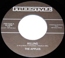 APPLES Killing VINYL 45 Funk Brass RATM Cover Dj Breaks Hip-Hop Freestyle Record