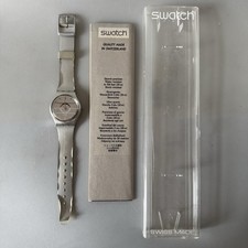 Swatch Watch RIO DOURO COR DE PRATA Standard Gent GZ165 1990 Wristwatch w/ Case