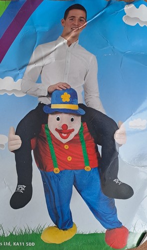 Clown carry character - me,
